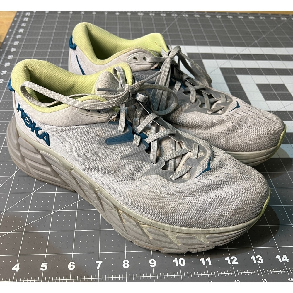 Hoka One One Gaviota 4 Men's Running Shoes Size 10 Grey Stability Sneakers 11231